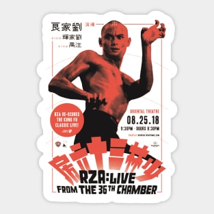 RZA Shaolin Live Sticker